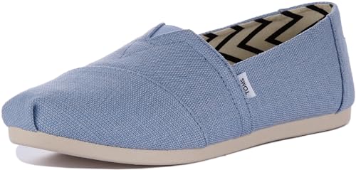 TOMS Damen Alpargata Heritage Canvas Flacher Slipper, cool Blue, 38 EU von TOMS