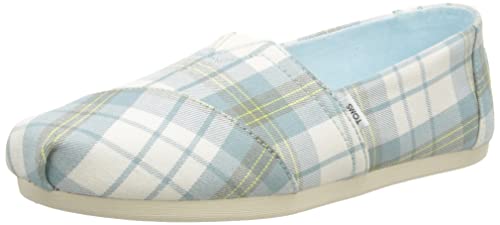 TOMS Damen Alpargata Print Flache Slipper, BLAU, 36 EU von TOMS