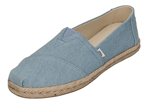 TOMS Damen Alpargata Rope Classic Flacher Slipper, Blue, 42 EU von TOMS