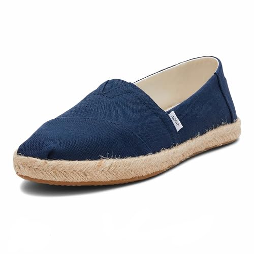 TOMS Damen Alpargata Rope Classic Flacher Slipper, Blue Navy, 36.5 EU von TOMS