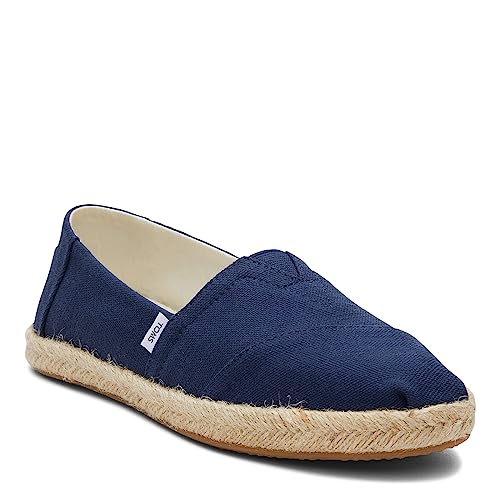 TOMS Damen Alpargata Rope Classic Flacher Slipper, Blue Navy, 37.5 EU von TOMS