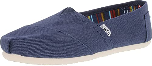 TOMS Damen Classic Schuhe ohne Schnürung, blau, 37.5 EU von TOMS