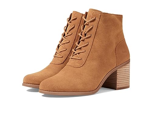 TOMS Damen Evelyn Schnürschuh Stiefelette, Braun-Tan Suede, 36.5 EU von TOMS