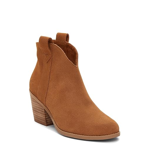 TOMS Damen Konstanz Stiefelette, Braun-Tan Suede, 39 EU von TOMS