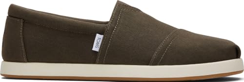 TOMS Herren Alp FWD Flacher Slipper, Canteen gewachstes Segeltuch aus recycelter Baumwolle, 47.5 EU TOMS Herren Alp FWD Flacher Slipper, Canteen gewachstes Segeltuch aus recycelter Baumwolle, 47.5 EU von TOMS