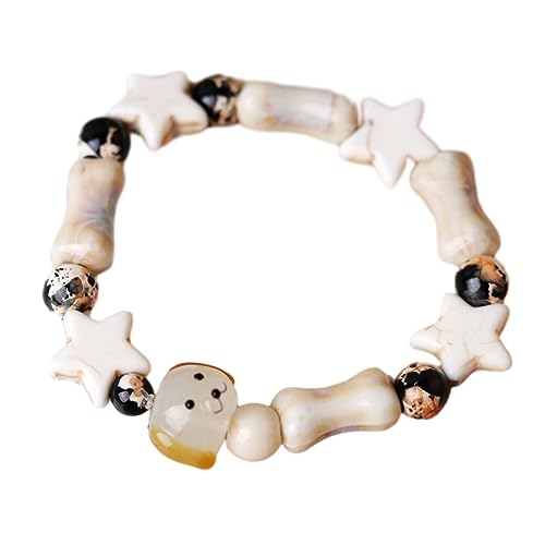TONXX Knochen Sterne Perlen Hund Armbänder Weibliche Luxus Nische Exquisite High-grade Freundinnen Paar Einstellbare Mode Schmuck von TONXX