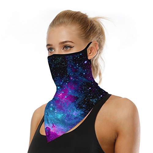 TOPEREUR Gesichtsmaske Bandana Mundschutz Kopftuch Halstuch Winddichte Maske für Damen und Herren, Face Shield Ski Joggen Fahrrad Motorrad Schlauchschal Atmungsaktiv Schnelltrocknend von TOPEREUR