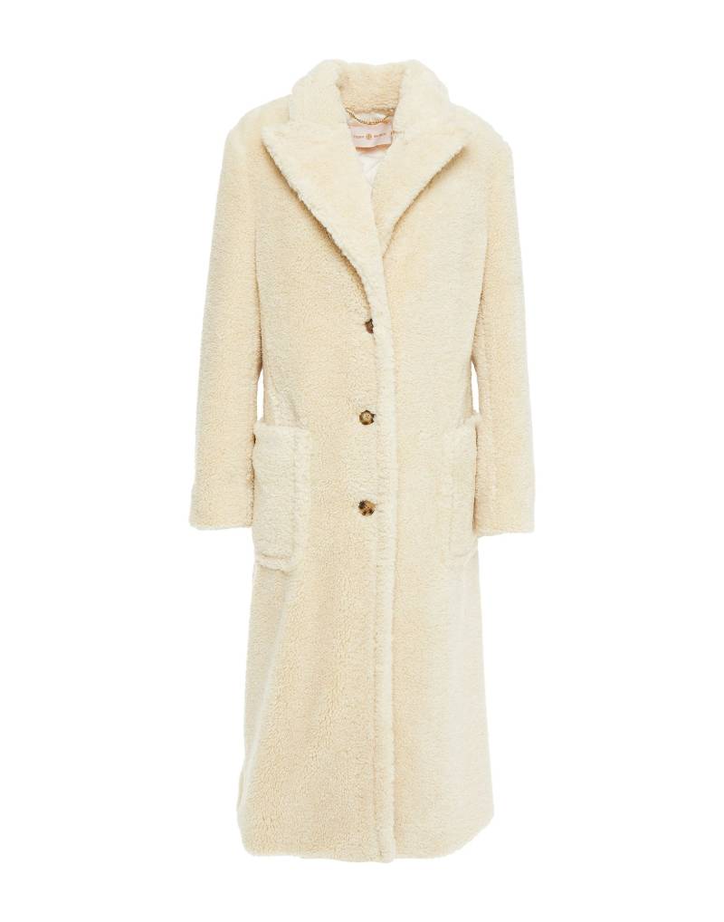 TORY BURCH Shearling- & Kunstfell Damen Elfenbein von TORY BURCH