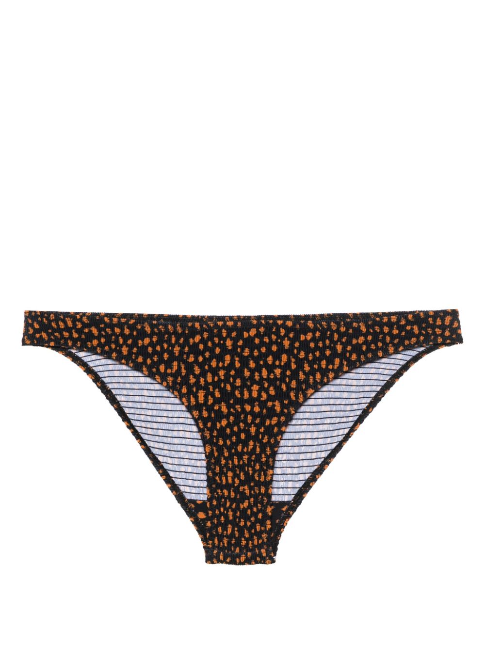 TOTEME smocked bikini bottoms - Schwarz von TOTEME