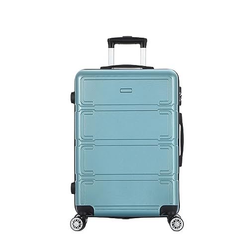 TOTIKI Koffer Spinner-Gepäck Für Damen, Handgepäck, Höhenverstellbarer Griff Für Geschäftsreisen Und Reisen Rollkoffer (Color : Blue, Size : 24in) von TOTIKI