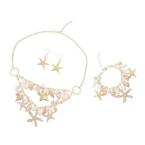 TOVINANNA 1 Satz Halsschmuck Strand Halskette am Meer Schmuckanhänger Frauen hängender Charme Halskette im Meeresstil Meer Schmuck Kettenanhänger Zinklegierung Golden TOVINANNA 1 Satz Halsschmuck Strand Halskette am Meer Schmuckanhänger Frauen hängender Charme Halskette im Meeresstil Meer Schmuck Kettenanhänger Zinklegierung Golden von TOVINANNA