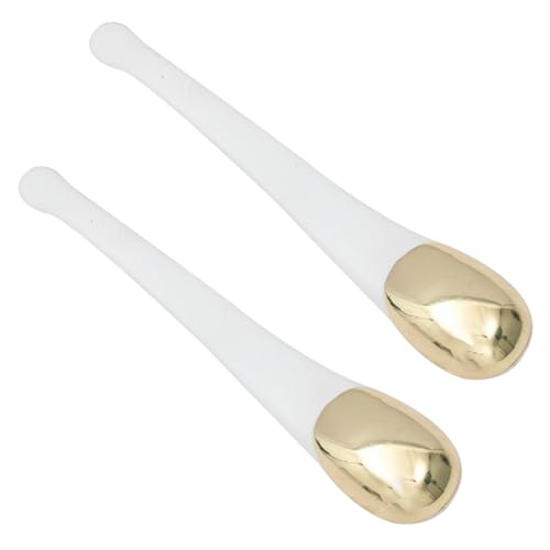 TOVINANNA 2stücke Metall Augencreme Löffel Massagewerkzeuge Für Gesichtspflege Langlebige Kosmetikspatel Zufälligen Farben Zur Anwendung Von Augencremes Und Masken TOVINANNA 2stücke Metall Augencreme Löffel Massagewerkzeuge Für Gesichtspflege Langlebige Kosmetikspatel Zufälligen Farben Zur Anwendung Von Augencremes Und Masken von TOVINANNA
