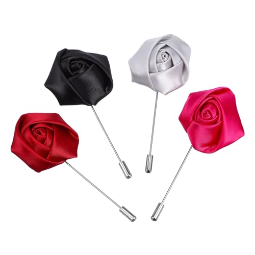 TOVINANNA 4Stücke Teiliges Herren Anstecknadel Blumenbrosche Hochwertige Anzugaccessoires für Männer Boutonniere für Hochzeiten Besondere Anlässe Einfache Anbringung TOVINANNA 4Stücke Teiliges Herren Anstecknadel Blumenbrosche Hochwertige Anzugaccessoires für Männer Boutonniere für Hochzeiten Besondere Anlässe Einfache Anbringung von TOVINANNA