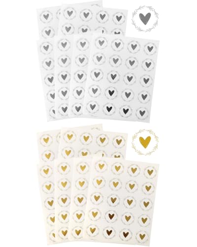 TOZBLEU Dekorative Sticker,240 Stück Umschlag Aufkleber Herz, Briefumschlag Aufkleber Geprägtes Herz Rund Herz-Aufkleber für Hochzeit Seinladungen Basteln, Umschlagaufkleber Siegelaufkleber,3,2 cm TOZBLEU Dekorative Sticker,240 Stück Umschlag Aufkleber Herz, Briefumschlag Aufkleber Geprägtes Herz Rund Herz-Aufkleber für Hochzeit Seinladungen Basteln, Umschlagaufkleber Siegelaufkleber,3,2 cm von TOZBLEU