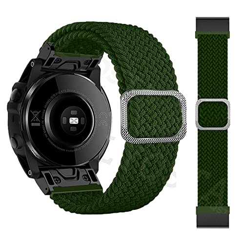 TPUOTI 22/26 mm Uhrenarmband für Garmin Fenix 6 6X Pro 5 5X Plus 3HR 935 Smart Watch Loop Nylonband Fenix 7X 7 Quick Easyfit Handgelenkbänder, 22mm Fenix 5-5Plus, Achat von TPUOTI