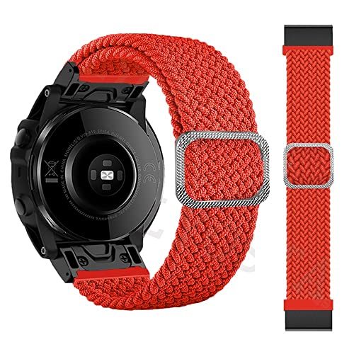 TPUOTI 22/26 mm Uhrenarmband für Garmin Fenix 6 6X Pro 5 5X Plus 3HR 935 Smart Watch Loop Nylonband Fenix 7X 7 Quick Easyfit Handgelenkbänder, 26mm For Fenix 5X 5XPlus, Achat von TPUOTI