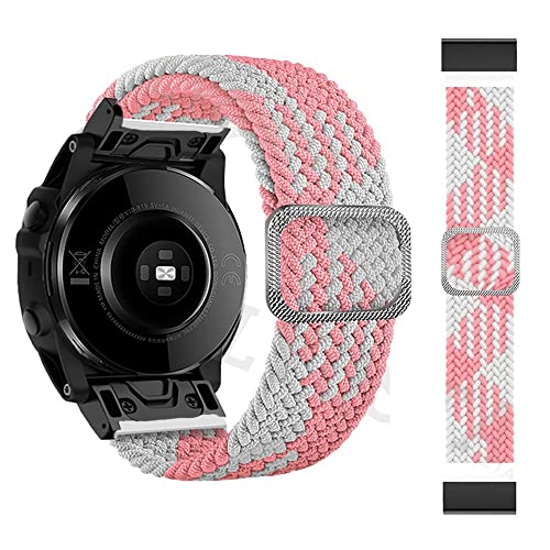 TPUOTI 22/26 mm Uhrenarmband für Garmin Fenix 6 6X Pro 5 5X Plus 3HR 935 Smart Watch Loop Nylonband Fenix 7X 7 Quick Easyfit Handgelenkbänder, 26mm For Fenix 5X 5XPlus, Achat von TPUOTI