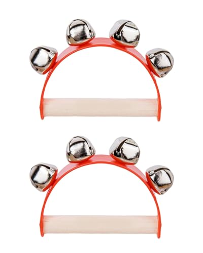 TPZORJX 2 Stück Kinder Handrasseln, Weihnachts-Handglocken, Cartoon-Rasseln, Rasseln, musikalische Rhythmen, Percussion-Instrumente, Kleinkind-Übung Handgriff Musikinstrument Spielzeug TPZORJX 2 Stück Kinder Handrasseln, Weihnachts-Handglocken, Cartoon-Rasseln, Rasseln, musikalische Rhythmen, Percussion-Instrumente, Kleinkind-Übung Handgriff Musikinstrument Spielzeug von TPZORJX