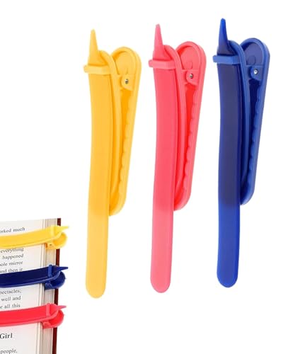 TPZORJX 3 Stück Automatisches Lesezeichen,Intelligente Silikon Lesezeichen,Lesezeichens Personalisiert für Frauen Männer Kinder Lesen Buch Zubehör Automatic Bookmark TPZORJX 3 Stück Automatisches Lesezeichen,Intelligente Silikon Lesezeichen,Lesezeichens Personalisiert für Frauen Männer Kinder Lesen Buch Zubehör Automatic Bookmark von TPZORJX