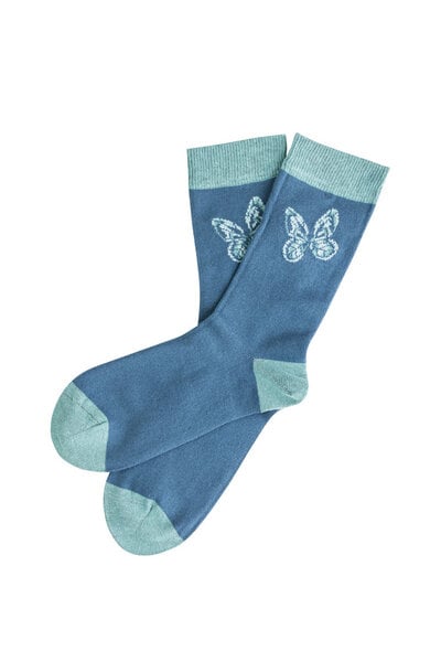 TRANQUILLO Socken mit Motiv Schmetterling (W23ACS06) von TRANQUILLO