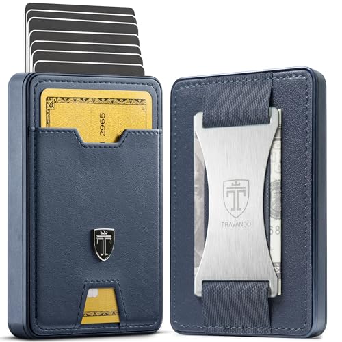 TRAVANDO Swype Slim Wallet für Herren, Metall, RFID-blockierend, Kartenetui, Titanblau, Swype Slim, Geldgurt TRAVANDO Swype Slim Wallet für Herren, Metall, RFID-blockierend, Kartenetui, Titanblau, Swype Slim, Geldgurt von TRAVANDO