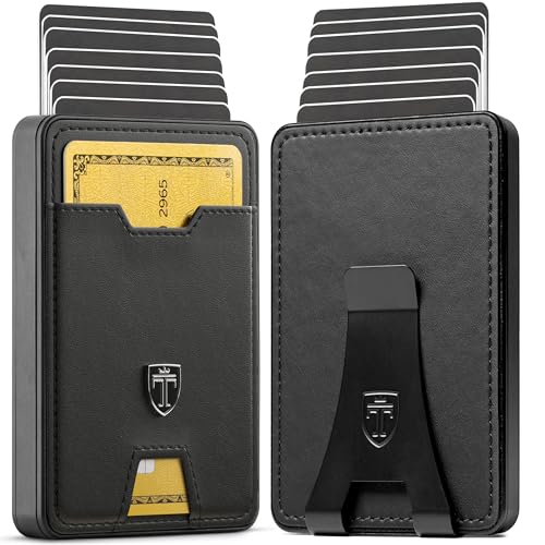 TRAVANDO Swype Slim Wallet für Herren, Metall, RFID-blockierend, Kartenetui, XL, Schwarz, Geldklammer TRAVANDO Swype Slim Wallet für Herren, Metall, RFID-blockierend, Kartenetui, XL, Schwarz, Geldklammer von TRAVANDO