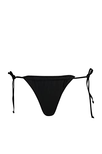 Trendyol Damen Frauen Taille Normal Trotter Bikinihose Bademode, Schwarz, 44 DE von TRENDYOL