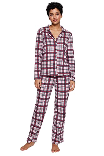 TRENDYOL Damen Trendyol Damen Muster Mitte Gestrickt Hemd-hose Pyjama Pajama Set, Mehrfarbig, S EU von TRENDYOL