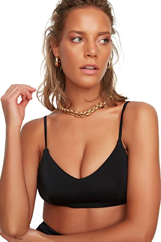 TRENDYOL Damen Bikini Top, Schwarz, 36 EU von TRENDYOL