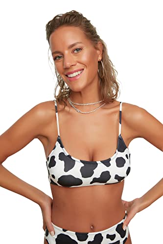 Trendyol Damen Volume V Detaillierter Bikini-top Bikini Top, Schwarz, 38 EU von TRENDYOL