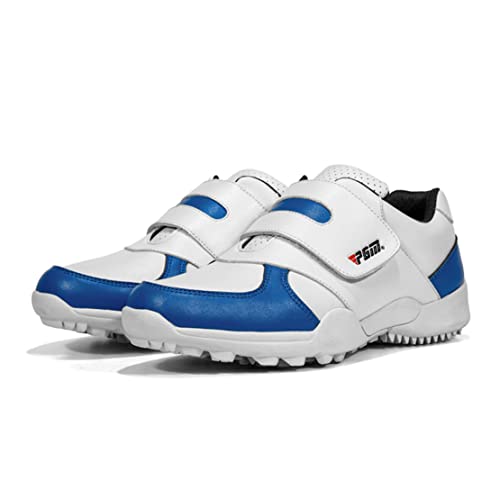 TRESEF Kinder-Golfschuhe, wasserdichte Golf-Sportschuhe, wasserdichte Golfschuhe Für Jungen Und Mädchen,Blau,32 EU von TRESEF