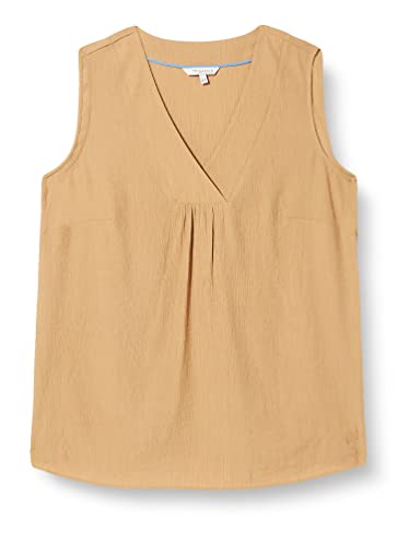 TRIANGLE Damen Ärmellos Bluse rmellos, Brown, 50 EU von TRIANGLE