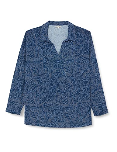 TRIANGLE Damen Blusenshirt, Blau, 52 EU von TRIANGLE