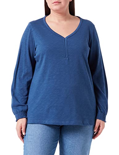 TRIANGLE Damen Shirt langarm, Blau, 48 EU von TRIANGLE