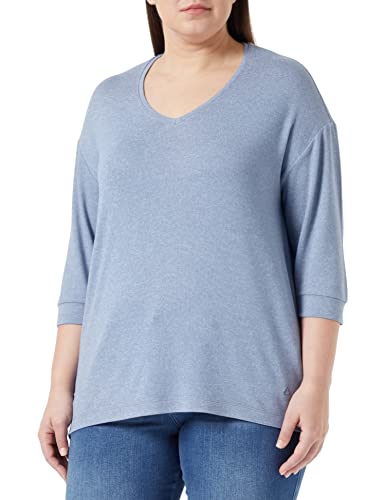 TRIANGLE Damen T-shirt T Shirt, Blau, 46 EU von TRIANGLE