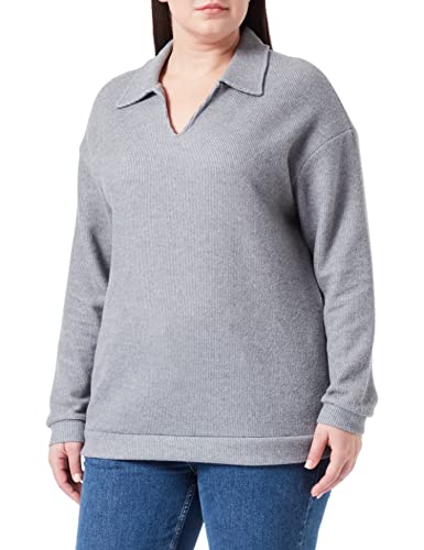 TRIANGLE Women's Sweatshirt, Graphit, 54 von TRIANGLE