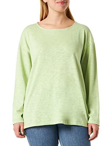 TRIANGLE Women's T-Shirt, Langarm, Green, 46 von TRIANGLE