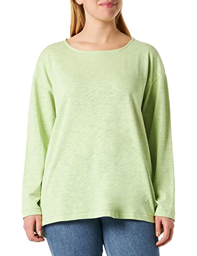 TRIANGLE Women's T-Shirt, Langarm, Green, 50 von TRIANGLE