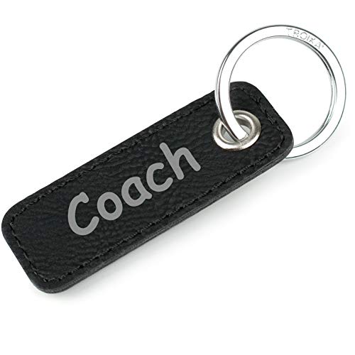 TROIKA Retrotag Coach | Schlüsselring und Anhänger im Retro Style | hochwertiger und langlebiger Schlüsselanhänger | inkl Original Keyring | in Geschenkverpackung von TROIKA