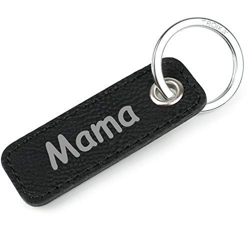 TROIKA Retrotag Mama | Schlüsselring und Anhänger im Retro Style | hochwertiger und langlebiger Schlüsselanhänger | inkl Original Keyring | in Geschenkverpackung von TROIKA