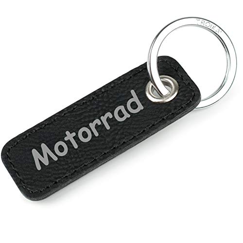 TROIKA Retrotag Motorrad | Schlüsselring und Anhänger im Retro Style | hochwertiger und langlebiger Schlüsselanhänger | inkl Original Keyring | in Geschenkverpackung von TROIKA