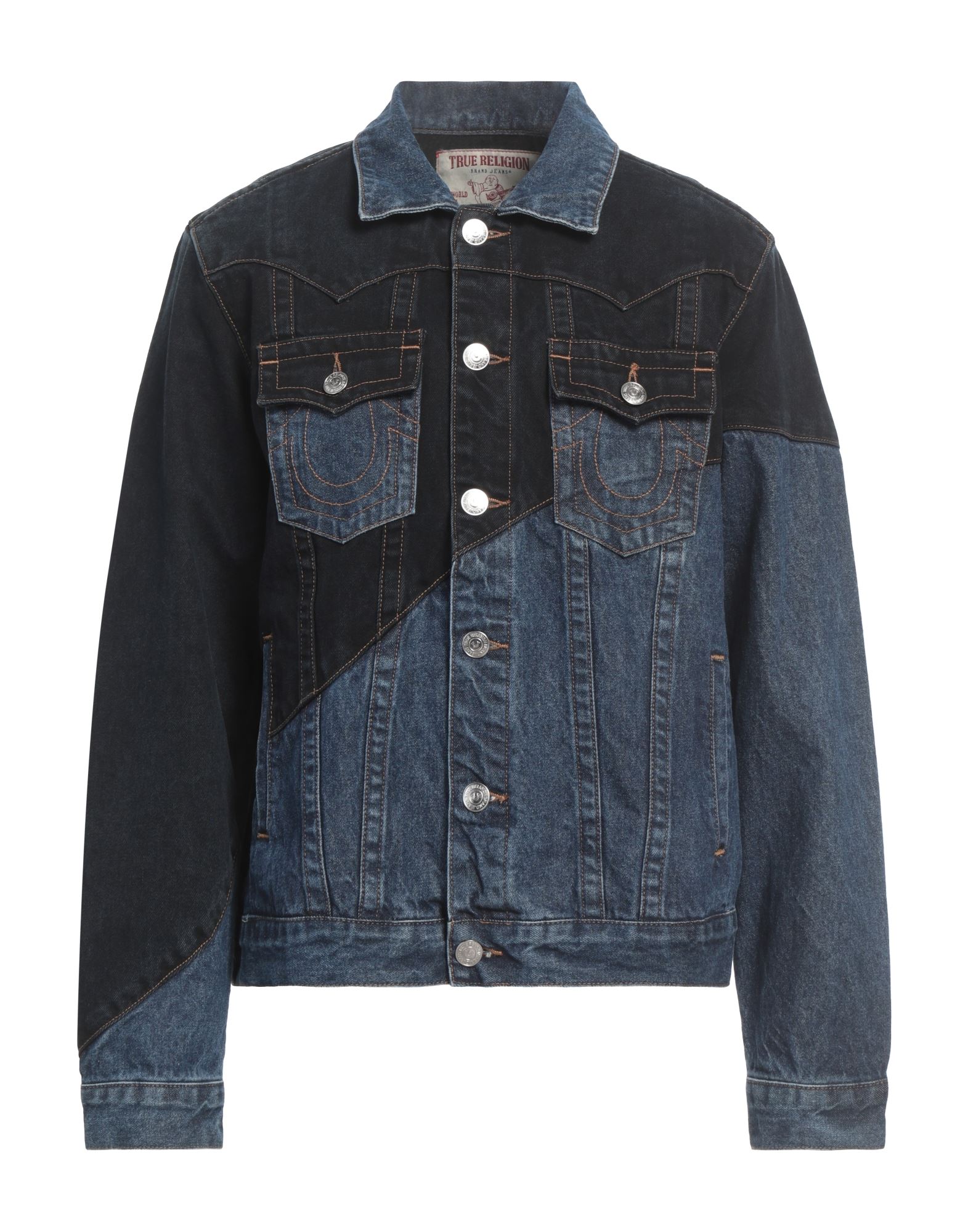 TRUE RELIGION Jeansjacke/-mantel Herren Blau TRUE RELIGION Jeansjacke/-mantel Herren Blau von TRUE RELIGION