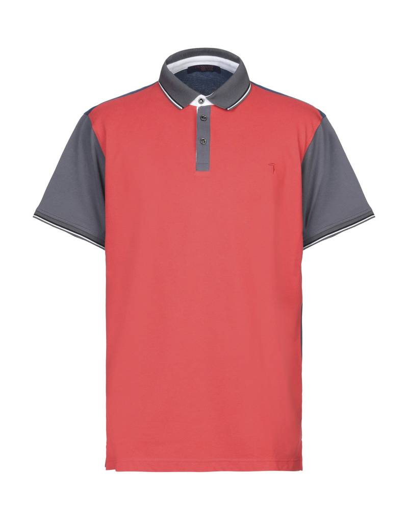 TRUSSARDI JEANS Poloshirt Herren Rot von TRUSSARDI JEANS