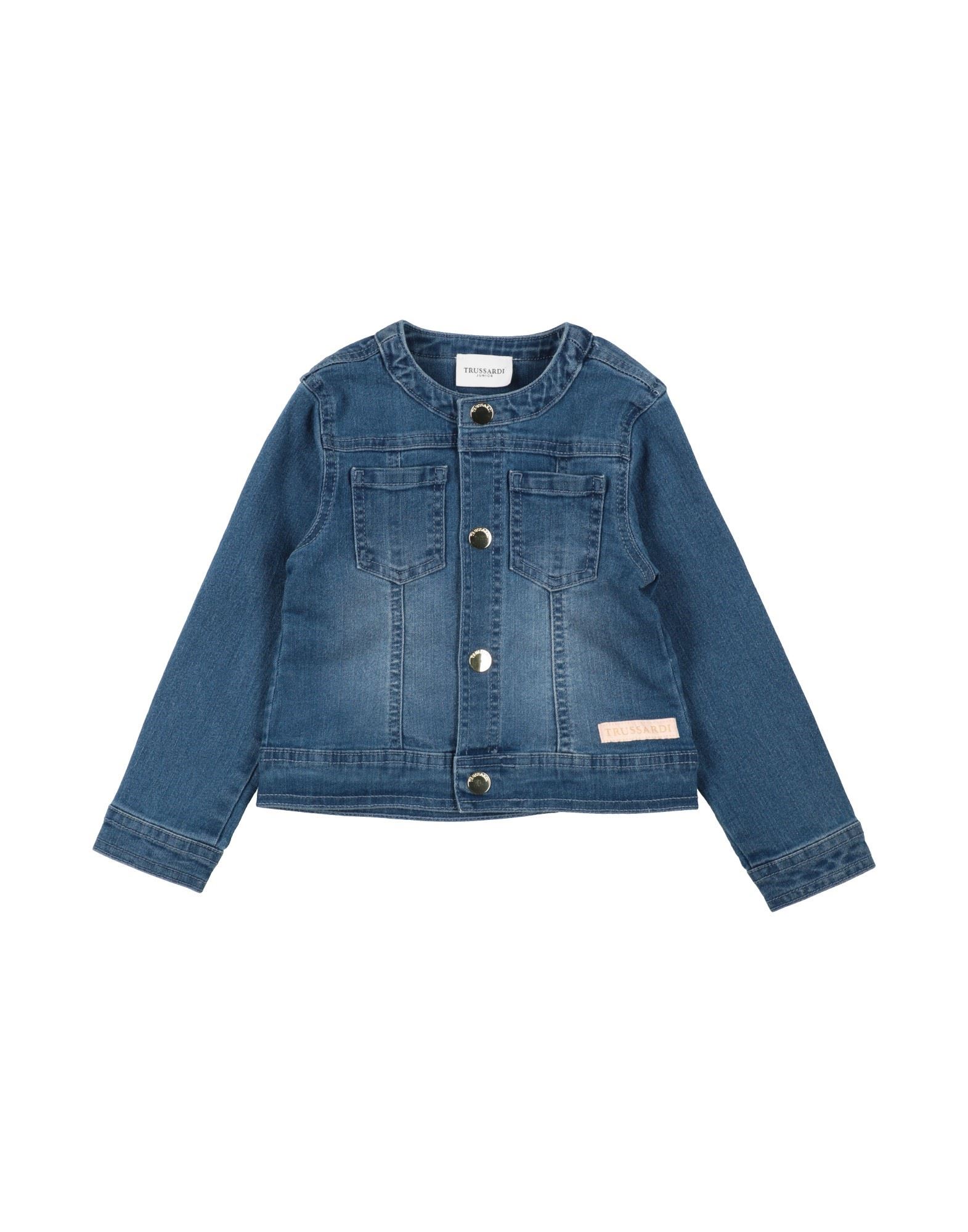 TRUSSARDI JUNIOR Jeansjacke/-mantel Kinder Blau von TRUSSARDI JUNIOR