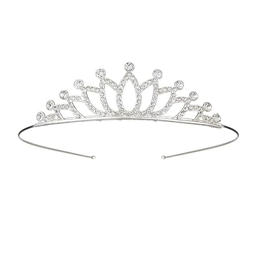 4 Stück Kronen-Haarband-Kopfschmuck, Prinzessinnen-Kronen-Stirnband for Frauen, Mädchen, Bräute, Hochzeit, Abschlussball, Geburtstagsfeier (Color : 4Pcs-Style 14) von TRgqify-KM