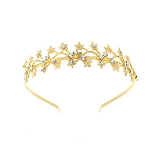 4 Stück Kronen-Haarband-Kopfschmuck, Prinzessinnen-Kronen-Stirnband for Frauen, Mädchen, Bräute, Hochzeit, Abschlussball, Geburtstagsfeier (Color : Style 4_4PCS) von TRgqify-KM