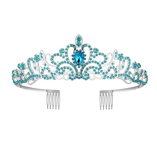 Kronen-Haarband-Kopfschmuck, Prinzessin-Kronen-Stirnband for Frauen, Mädchen, Bräute, Hochzeit, Abschlussball, Geburtstagsfeier (Color : 2Pcs-Style 5) von TRgqify-KM