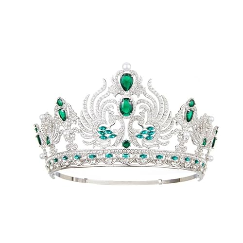 TRgqify-KM Kronen-Haarband-Kopfschmuck, Prinzessin-Kronen-Stirnband for Frauen, Mädchen, Bräute, Hochzeit, Abschlussball, Geburtstagsfeier (Color : Style 9) von TRgqify-KM