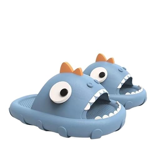 TRgqify-KM Non-slip Bathroom Slippers,Soft Slippers,Indoor And Outdoor Platform Pool Slippers Shower Slippers (Color : Blue, Size : 36 * 37) von TRgqify-KM