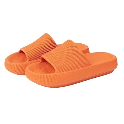 TRgqify-KM Non-slip Bathroom Slippers,Soft Slippers,Indoor And Outdoor Platform Pool Slippers Shower Slippers (Color : Caramel colour, Size : 42 43) von TRgqify-KM